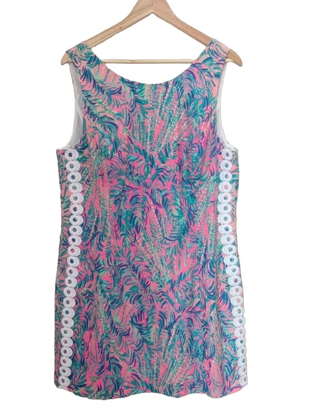Lilly Pulitzer Pink Sunset Coco Breeze Mila Shift Dress Size 16 NWT